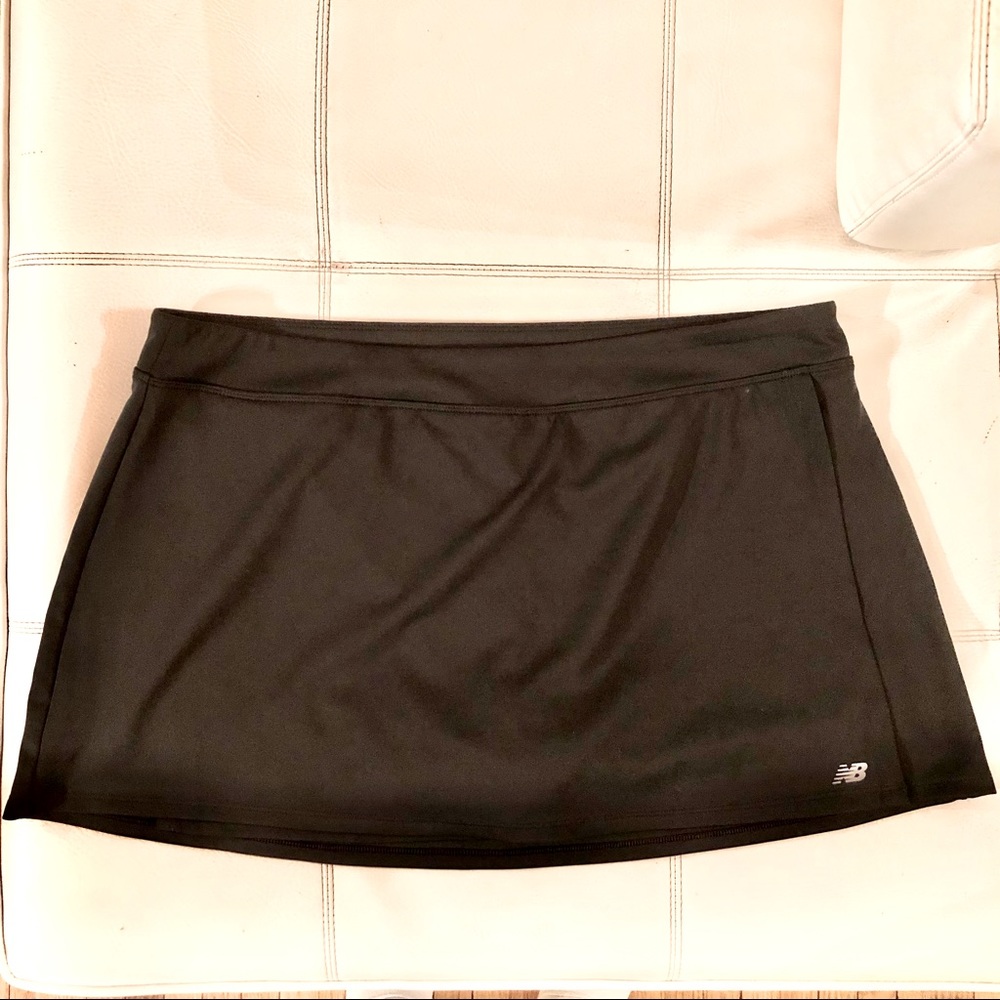 Black XL New Balance Tennis Skort